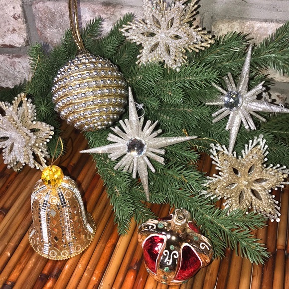 Other - Lot of Gold & Silver Christmas Ornaments